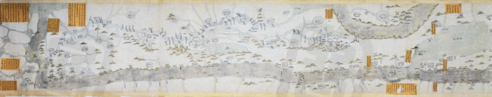 岳阳至长江入海及自江阴沿大运河至北京故宫水道彩色图预览图