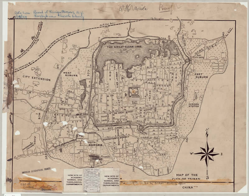 1914年《济南地图》预览图