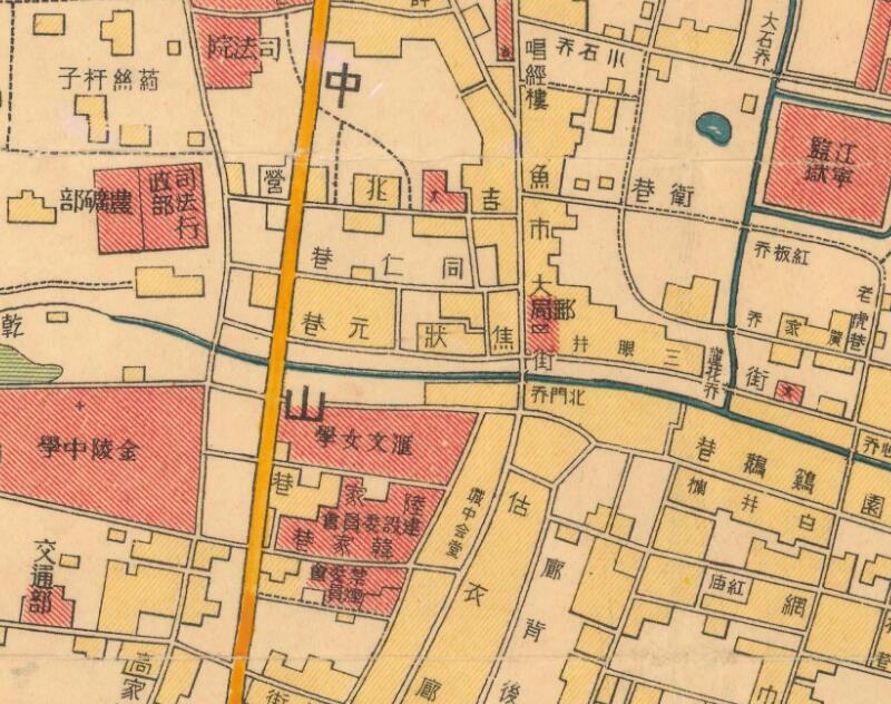 1930年《最新南京全图》预览图1