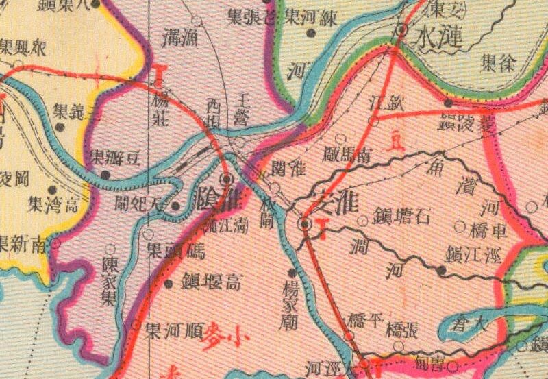 1937年《江苏省明细地图》预览图1