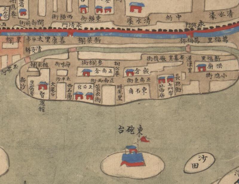 1884年《广东通省水道图》预览图1