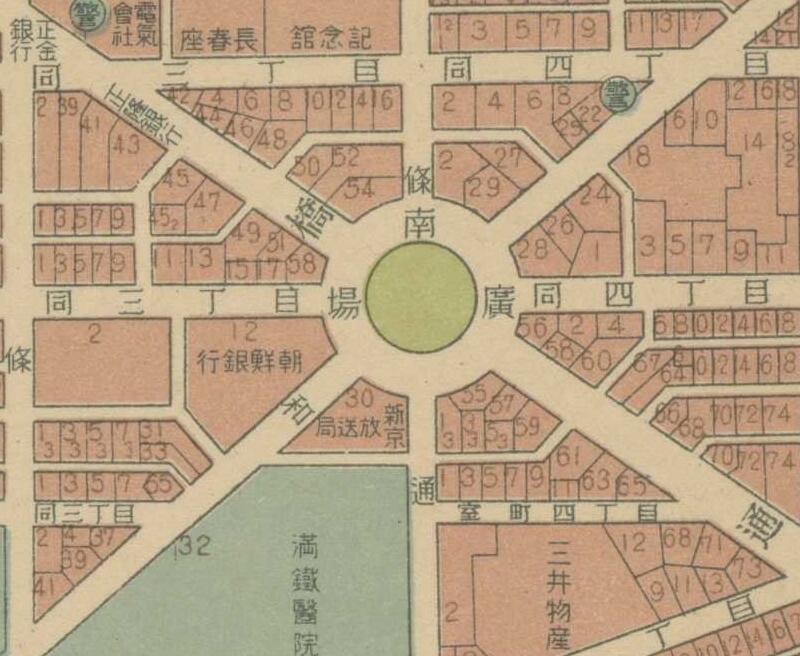 1935年最新地番入《新京市街地图》预览图1 1935年最新地番入《新京市街地图》预览图1