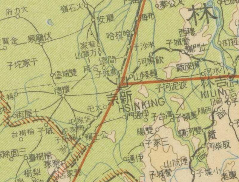1935年《日满及中华民国详图》预览图1