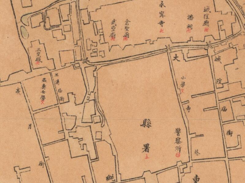 1922年《盐城县城厢图》预览图1 1922年《盐城县城厢图》预览图1