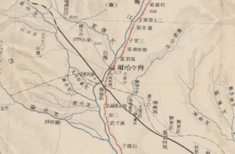 1901年《新满洲图附交通解说》预览图1 1901年《新满洲图附交通解说》预览图1
