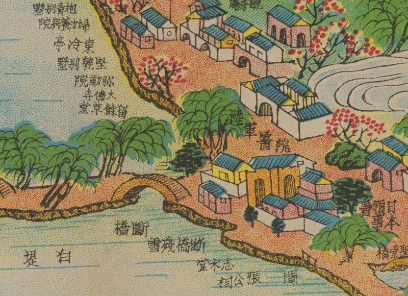 1920年代《最新西湖全图》预览图2