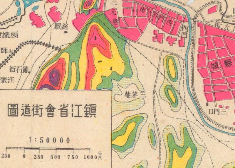 1937年《江苏省明细地图》预览图3 1937年《江苏省明细地图》预览图3