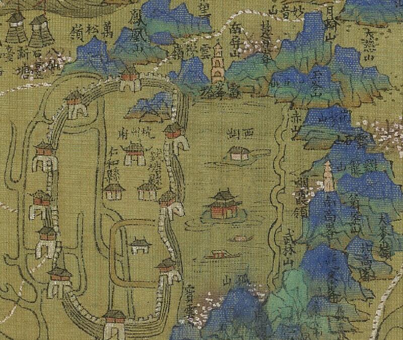 1661至1686年之间《浙江全图》清代绘本预览图3