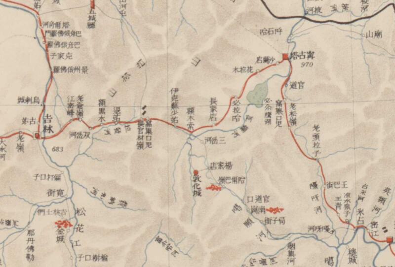 1901年《新满洲图附交通解说》预览图3 1901年《新满洲图附交通解说》预览图3
