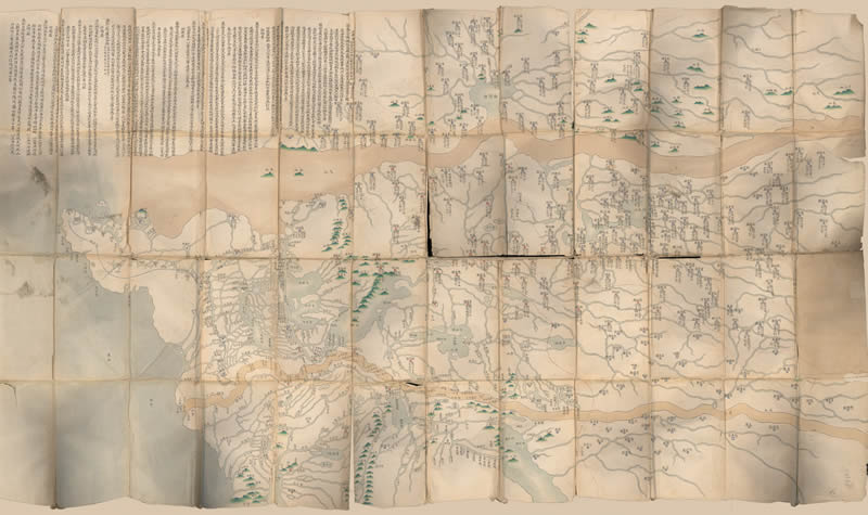 1736年《两淮盐场及四省行盐图》预览图