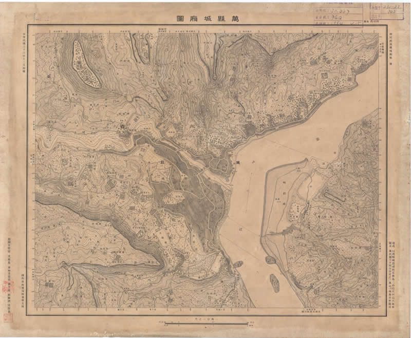 1947年《万县城厢图》预览图