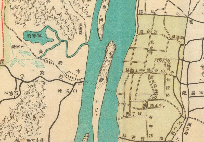 1942年《长沙市图》预览图1 1942年《长沙市图》预览图1