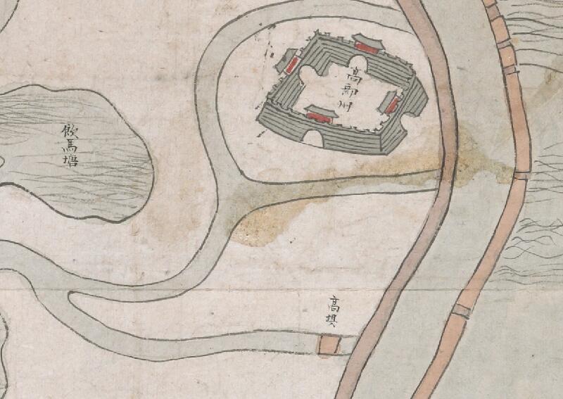 1757年《两淮盐河图》预览图1