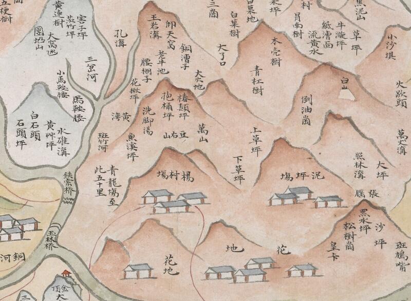 1790-1808年《四川嘉定府周边形势图》预览图1