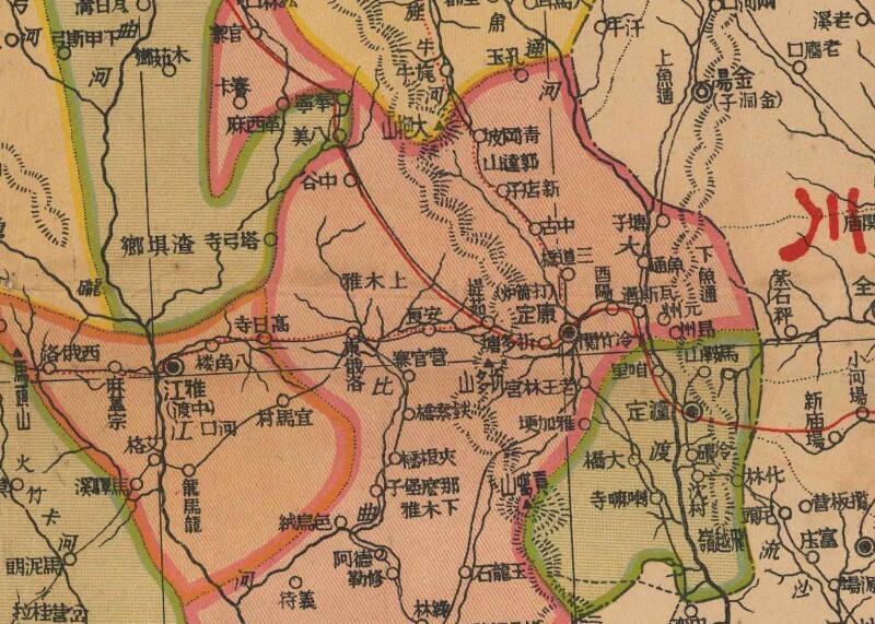 1938年《西康省明细地图》预览图1 1938年《西康省明细地图》预览图1