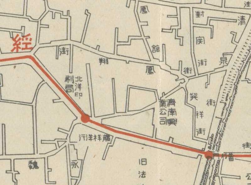 1940年《大济南新区划明细地图》预览图1