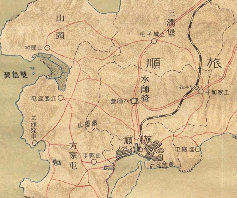 1912年《关东州全图》预览图1