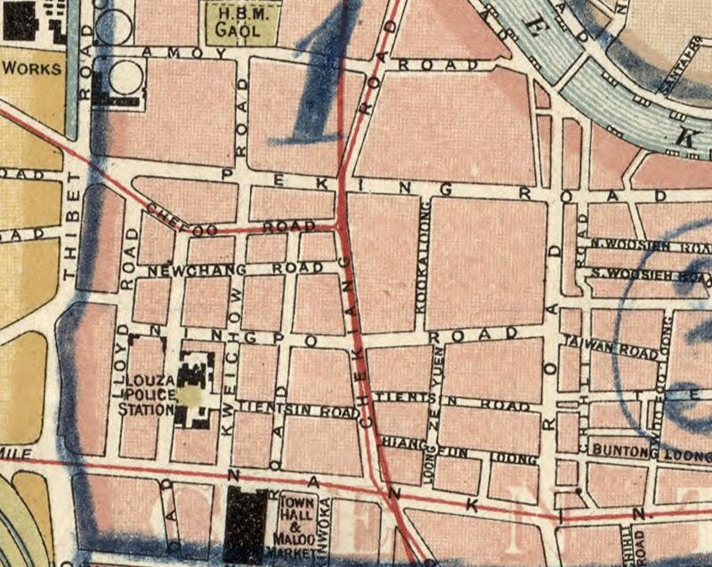 1918年英文版上海地图预览图1 1918年英文版上海地图预览图1