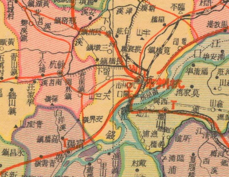 1938年《浙江省明细地图》预览图1 1938年《浙江省明细地图》预览图1
