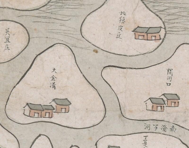 1757年《两淮盐河图》预览图2