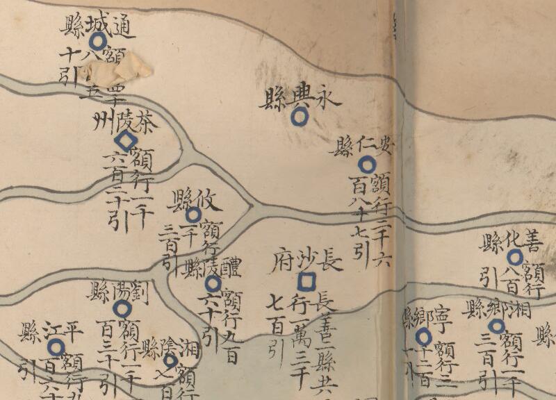 1736年《两淮盐场及四省行盐图》预览图2