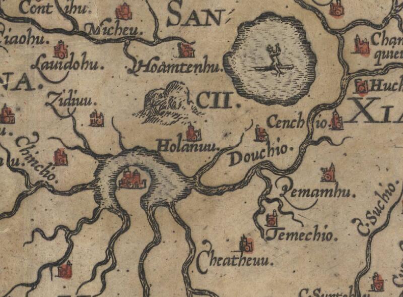 1584年《中国新图》巴尔布达绘制预览图2 1584年《中国新图》巴尔布达绘制预览图2