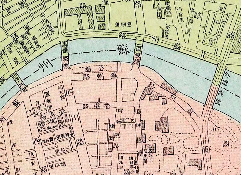 1911年《实测上海城厢租界图》预览图2 1911年《实测上海城厢租界图》预览图2