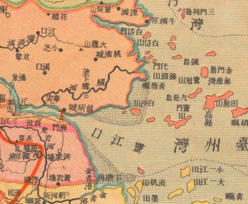 1938年《浙江省明细地图》预览图2 1938年《浙江省明细地图》预览图2