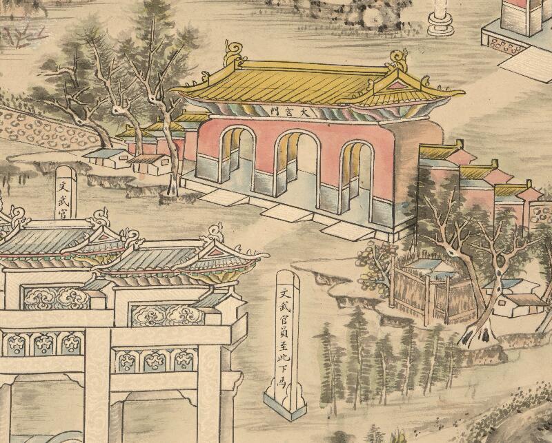 1736年后《明十三陵图》预览图3