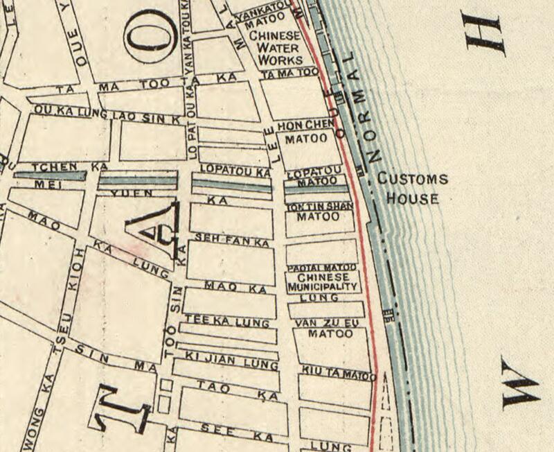 1918年英文版上海地图预览图3 1918年英文版上海地图预览图3