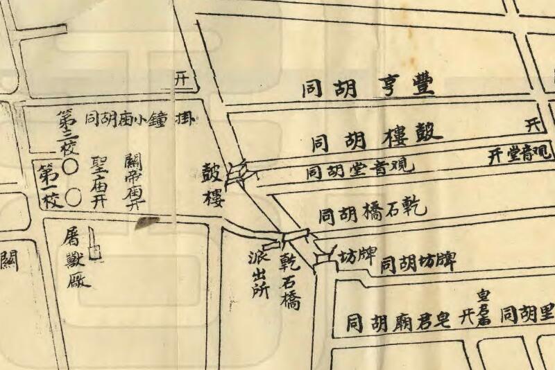 1933年《北镇县城市街图》预览图1