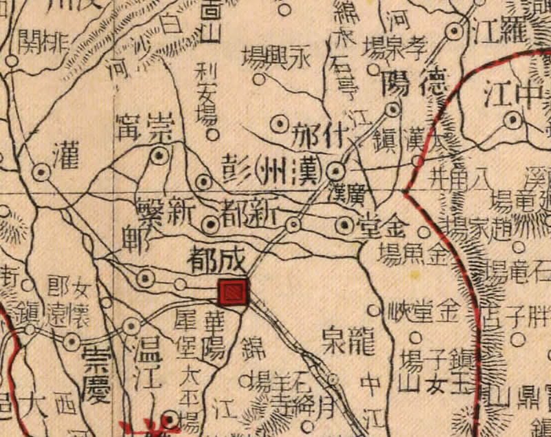 1917年四川省 川边特别区域地图预览图1 1917年四川省 川边特别区域地图预览图1