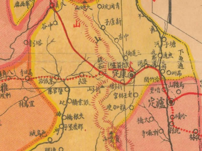 1935年《西康省分县新图》预览图1