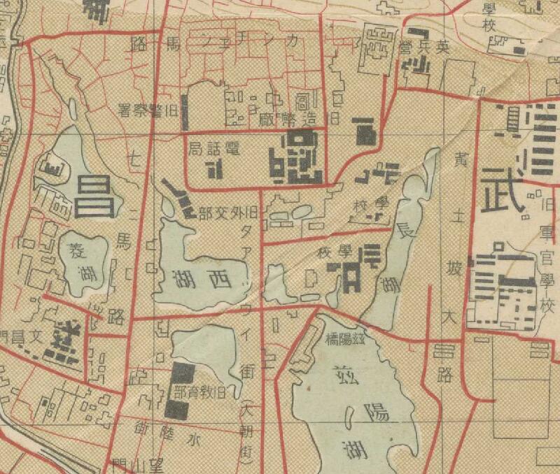 1938年《最新武汉三镇详图》预览图1 1938年《最新武汉三镇详图》预览图1