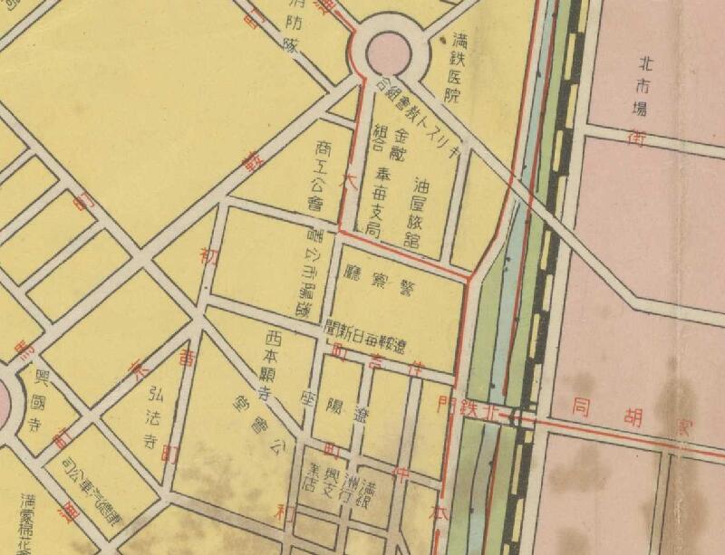 1939年《辽阳市街全图》预览图1