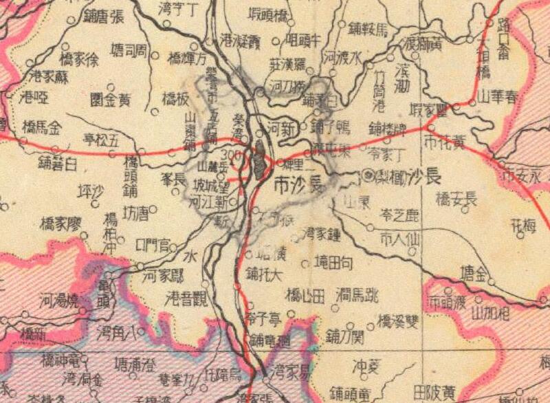 1942年《湖南省明细地图》预览图1