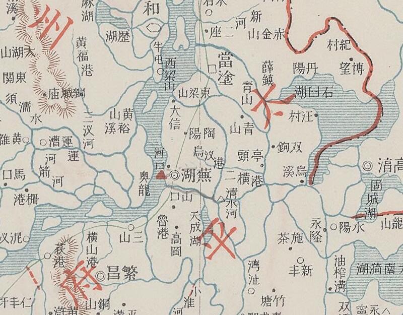1905年安徽省地图预览图1 1905年安徽省地图预览图1
