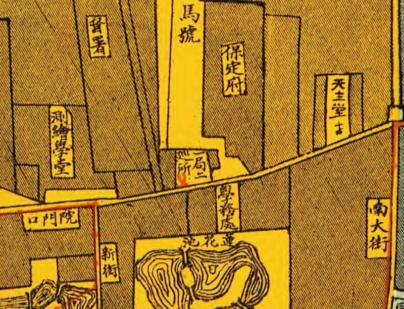 1909年《保定城关地舆全图》预览图2 1909年《保定城关地舆全图》预览图2