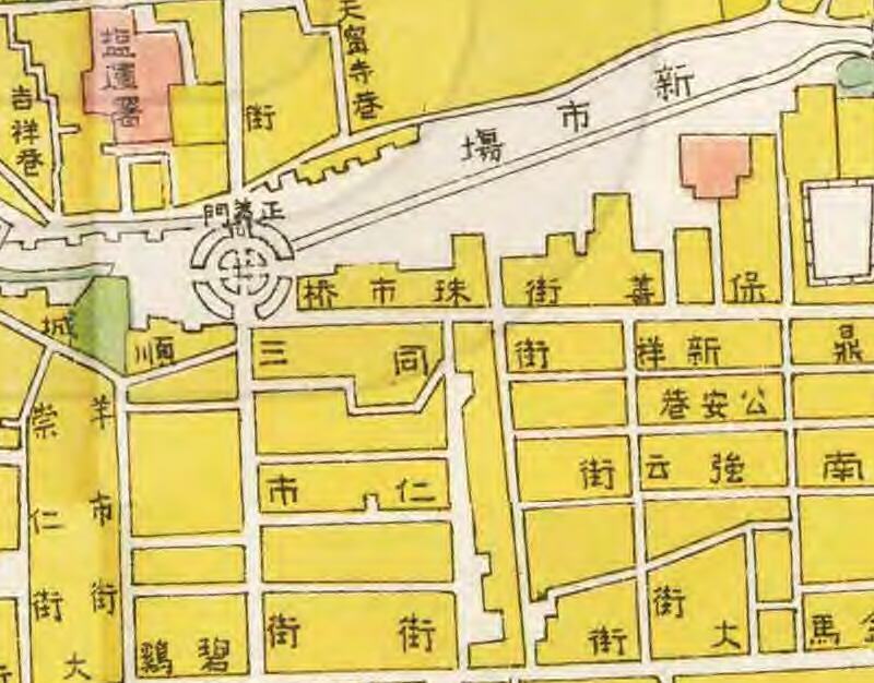 1949年《昆明市图》昆明城厢图预览图2