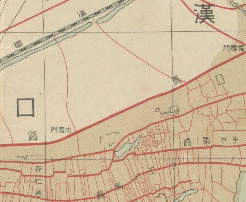 1938年《最新武汉三镇详图》预览图2 1938年《最新武汉三镇详图》预览图2