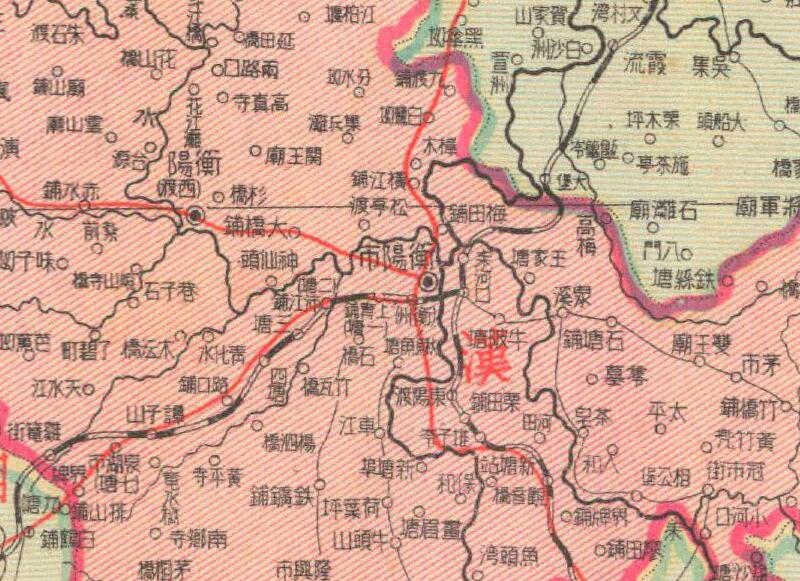 1942年《湖南省明细地图》预览图2