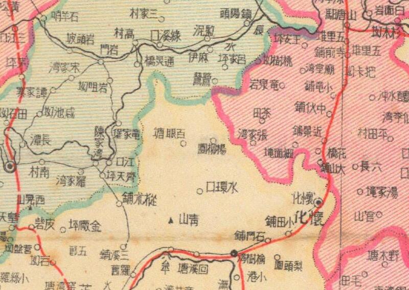 1942年《湖南省明细地图》预览图3