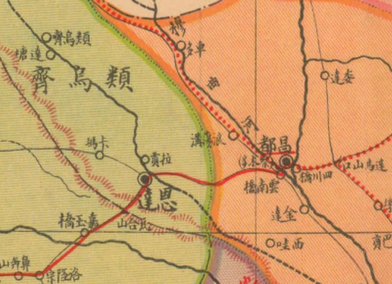1935年《西康省分县新图》预览图3