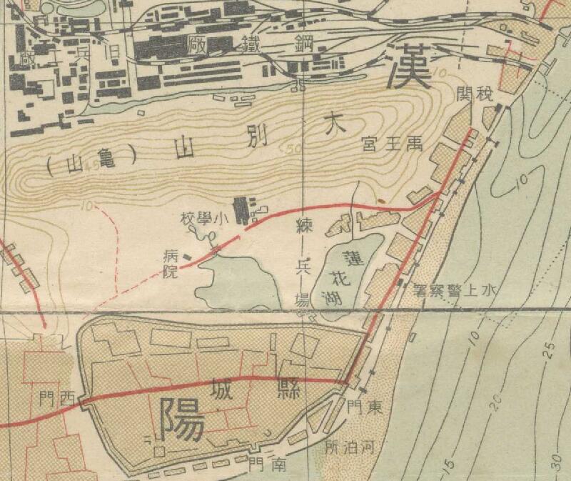 1938年《最新武汉三镇详图》预览图3 1938年《最新武汉三镇详图》预览图3