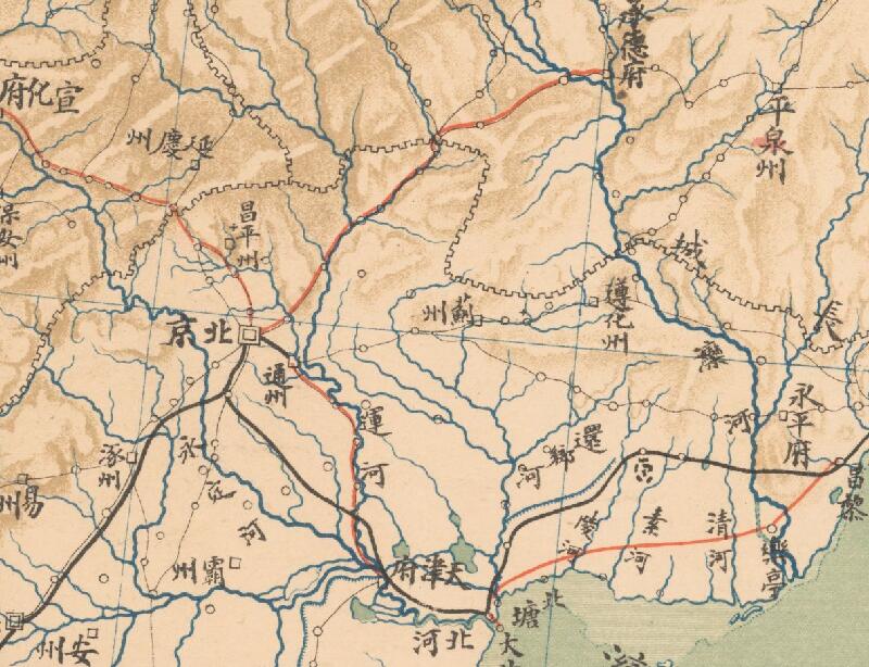 1903年《东三省铁路图》预览图3