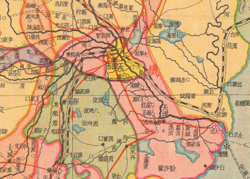 1937年《河北省明细地图》预览图1