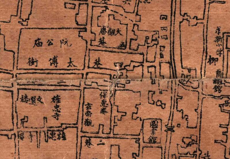 1927年扬州《江都县城市图》预览图1 1927年扬州《江都县城市图》预览图1