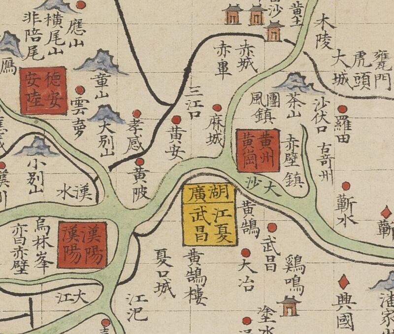 明朝时期《湖广地图》预览图1