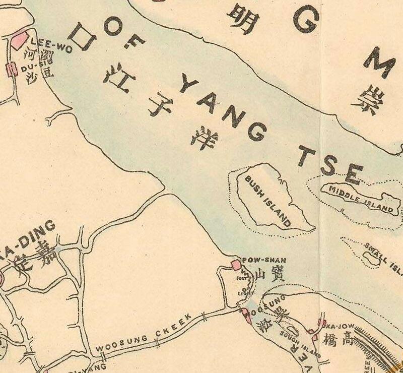 1893年上海及苏州地区图预览图1