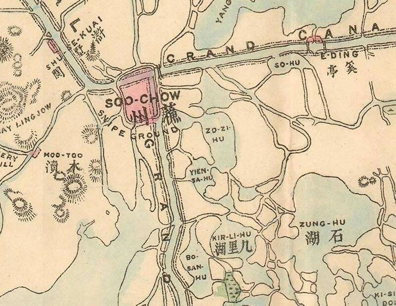 1893年上海及苏州地区图预览图2